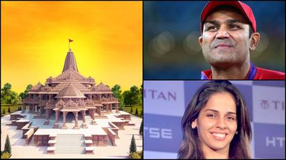 Virender Sehwag, Saina Nehwal and other sports stars extend wishes on Ayodh...