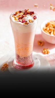Rose Walnut Milk Falooda: 10-Min Recipe