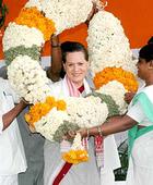 First Look: Sonia re-elected Congress Prez