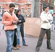 Spotted! Dravid with his wife in Amsterdam