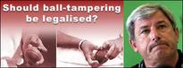Should ball-tampering be legalised?