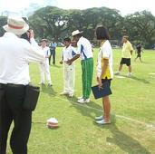 Learning cricket with the legends