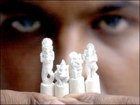 Lord Ganesh on chalk