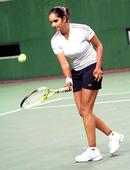 Sania's new partner gets clicking