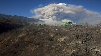 In pics | Thousands remain evacuated from Southern California wildfire