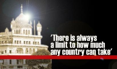 'There is a limit to how much a country can take'