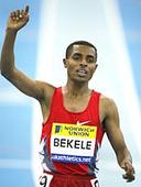 Bekele breaks world 5,000 metres record