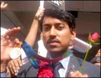 Rajyavardhan Rathore returns to a hero's welcome