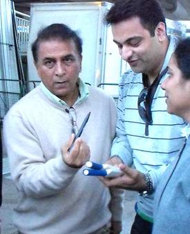 Spotted: Sunil Gavaskar