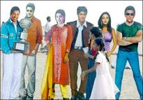 Sachin, Ash, SRK on Chennai beach