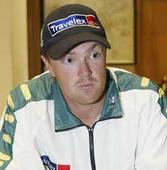 Brad Williams heads home with back injury