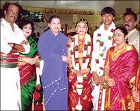 Rajni's daughter weds