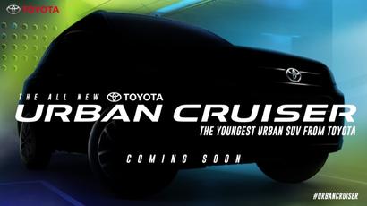 Toyota Urban Cruiser teased ahead of festive season launch