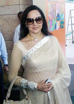 Spotted: Hema Malini at Fashion Week