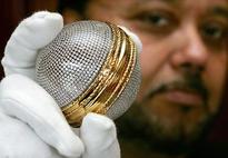 World's first diamond cricket ball