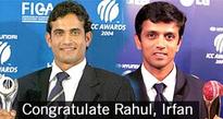 Congratulate Rahul, Irfan