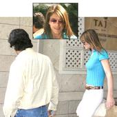 Caught on cam: Liz Hurley in Mumbai!